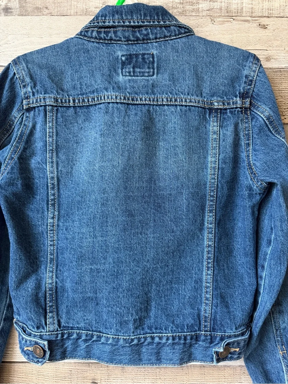 Forever 21 Girls Size 11/12 Denim Jean Jacket Trucker Medium Wash 100% Cotton